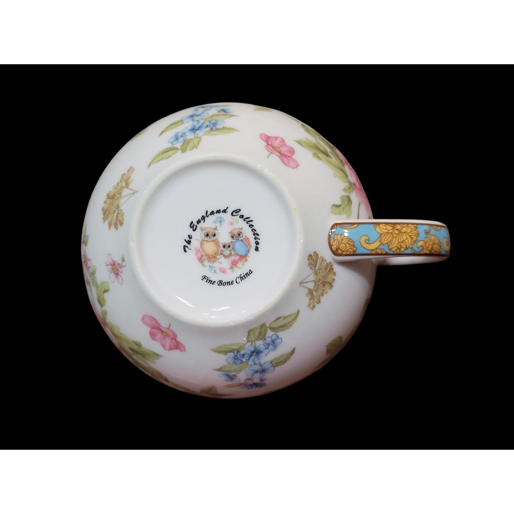 Whimsical and cute! Tea Set For One Owls Nesting Porcelain Teapot and Cup w/ box - Picture 7 of 11